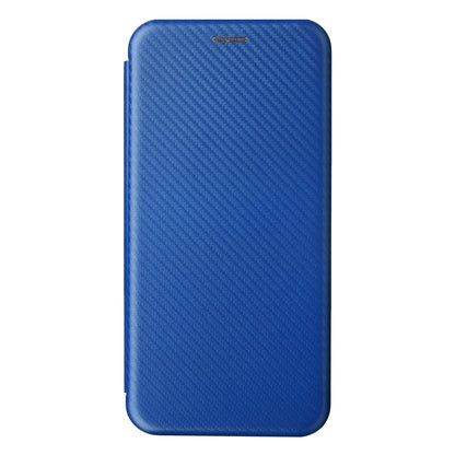 For Blackview A55 Carbon Fiber Texture Horizontal Flip PU Phone Case(Blue) - More Brand by buy2fix | Online Shopping UK | buy2fix