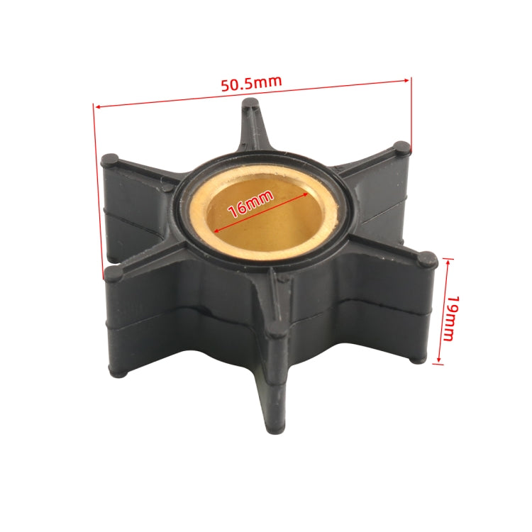 A6660 Water Pump Rubber Impeller for Evinrude and Johnson OMC 20HP 25HP 28HP 30HP 35HP 2 Stroke Engine - Marine Accessories & Parts by buy2fix | Online Shopping UK | buy2fix