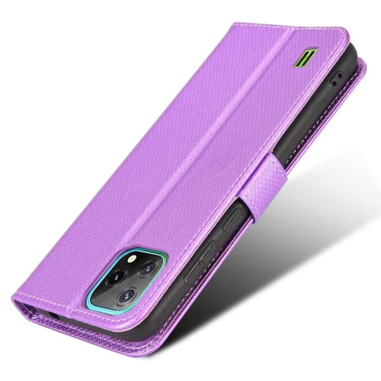 For Blackview A55 Diamond Texture Leather Phone Case(Purple) - More Brand by buy2fix | Online Shopping UK | buy2fix