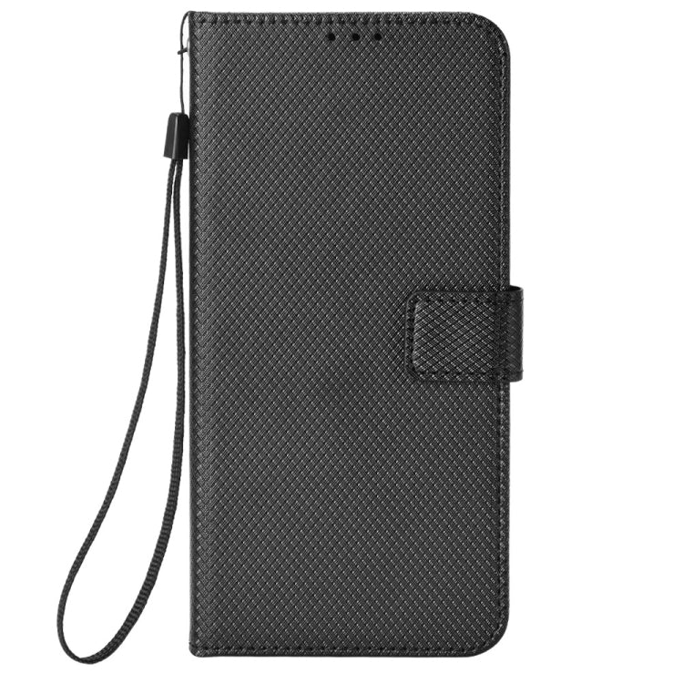 For Blackview A70 2021 Diamond Texture Leather Phone Case(Black) - More Brand by buy2fix | Online Shopping UK | buy2fix