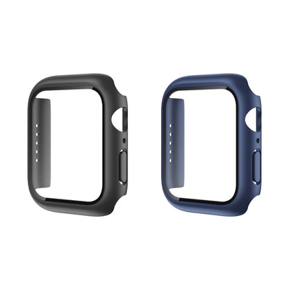 ROCK 2 in 1 PC Frame + Film Protector Case For  Apple Watch Series 6 & SE & 5 & 4 44mm(Black) - Watch Cases by ROCK | Online Shopping UK | buy2fix