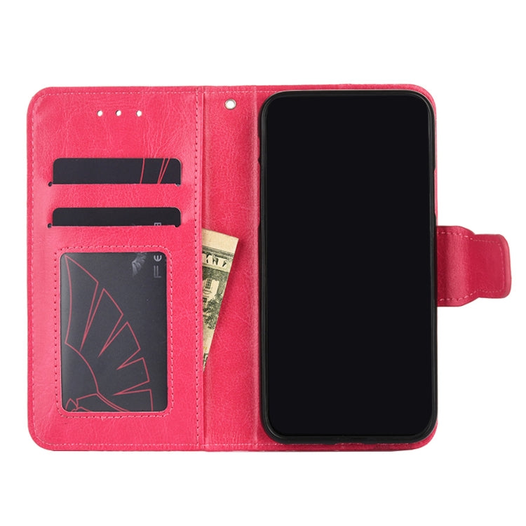 For Blackview A70 Crystal Texture Leather Phone Case(Rose Red) - More Brand by buy2fix | Online Shopping UK | buy2fix