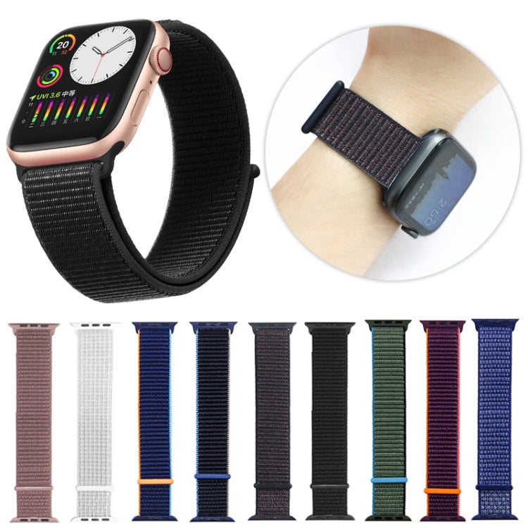 For Apple Watch Apple Watch Ultra 49mm&Watch Ultra 2 49mm / Series 9&8&7 45mm / SE 3&SE 2&6&SE&5&4 44mm / 3&2&1 42mm Mutural Nylon Watch Band(Charcoal Color) - Watch Bands by buy2fix | Online Shopping UK | buy2fix