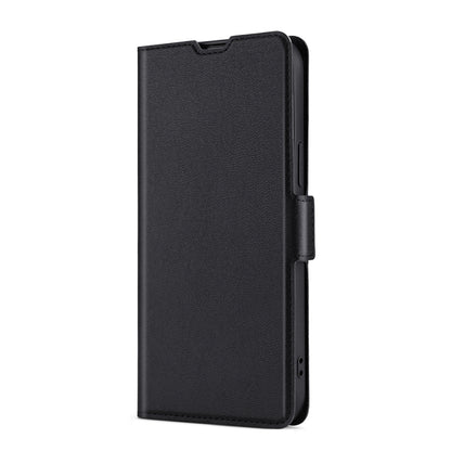 For Blackview A55 Pro Ultra-thin Voltage Side Buckle PU + TPU Leather Phone Case(Black) - More Brand by buy2fix | Online Shopping UK | buy2fix