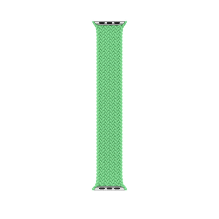 165mm Nylon Braided Watch Band For Apple Watch Ultra 49mm&Watch Ultra 2 49mm / Series 9&8&7 45mm / SE 3&SE 2&6&SE&5&4 44mm / 3&2&1 42mm(Green) - Watch Bands by buy2fix | Online Shopping UK | buy2fix