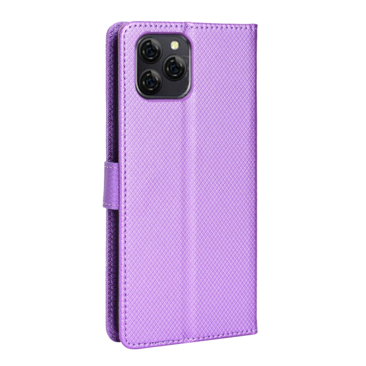 For Blackview A95 Diamond Texture Leather Phone Case(Purple) - More Brand by buy2fix | Online Shopping UK | buy2fix