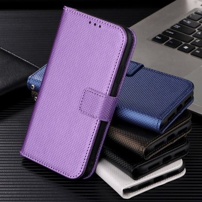 For Blackview A95 Diamond Texture Leather Phone Case(Purple) - More Brand by buy2fix | Online Shopping UK | buy2fix