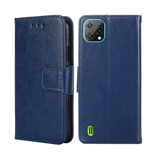 For Blackview A55 Crystal Texture Leather Phone Case(Royal Blue) - More Brand by buy2fix | Online Shopping UK | buy2fix