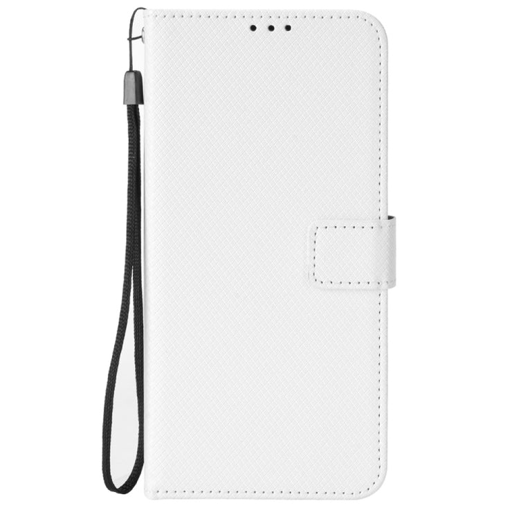 For Ulefone Armor X10 / X10 Pro Diamond Texture Leather Phone Case(White) - Ulefone Cases by buy2fix | Online Shopping UK | buy2fix