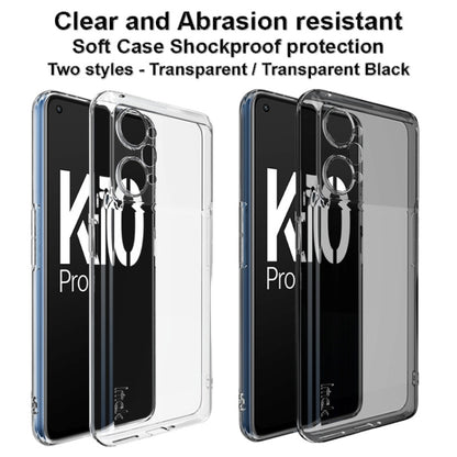 For OPPO K10 Pro 5G imak UX-5 Series Transparent Shockproof TPU Phone Case(Transparent) - OPPO Cases by imak | Online Shopping UK | buy2fix