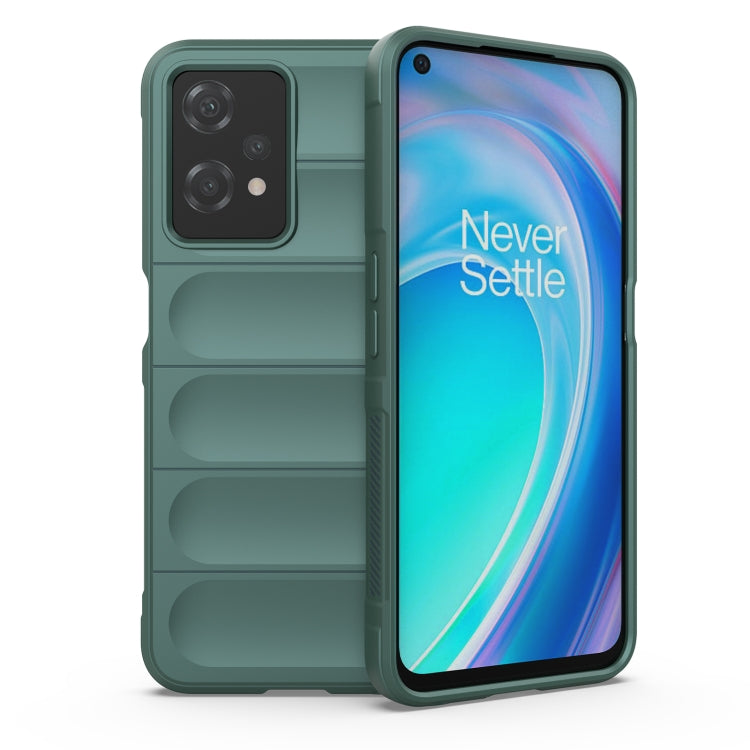 For Realme 9 Pro / Realme V25 5G / Realme 9 5G EU Version Magic Shield TPU + Flannel Phone Case(Dark Green) - Realme Cases by buy2fix | Online Shopping UK | buy2fix