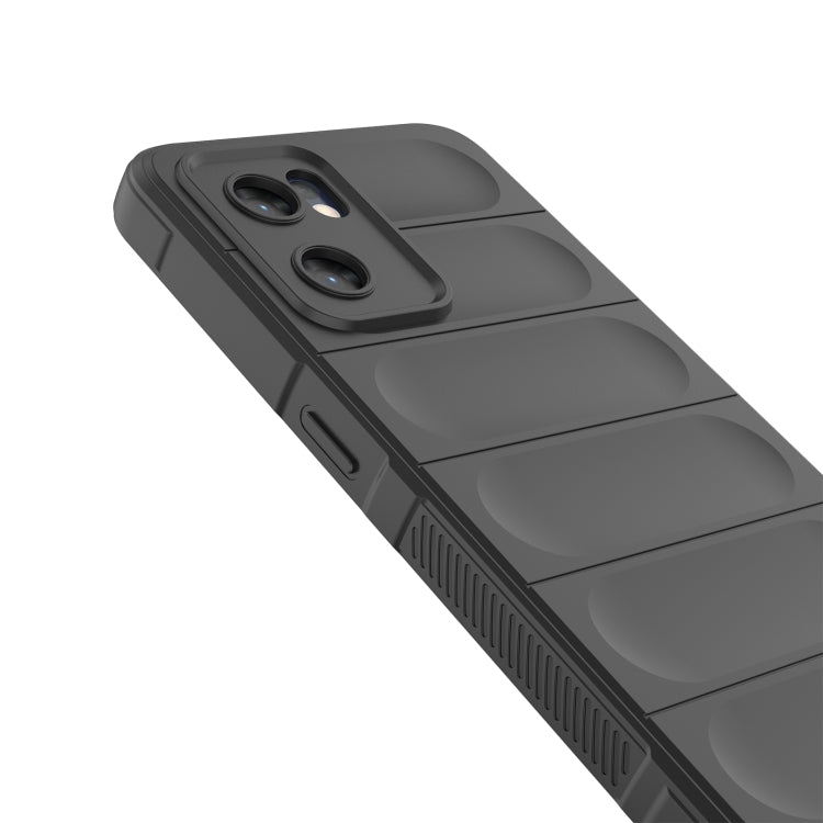 For OPPO Reno7 5G Global / Find X5 Lite Magic Shield TPU + Flannel Phone Case(Dark Blue) - OPPO Cases by buy2fix | Online Shopping UK | buy2fix