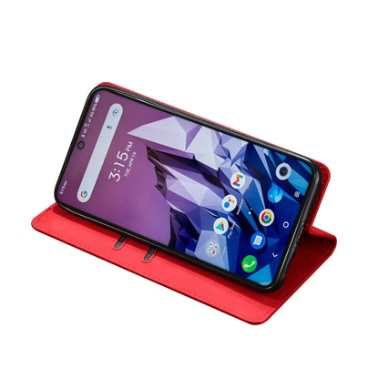 For Blackview A55 Skin Feel Magnetic Horizontal Flip Leather Phone Case(Red) - More Brand by buy2fix | Online Shopping UK | buy2fix