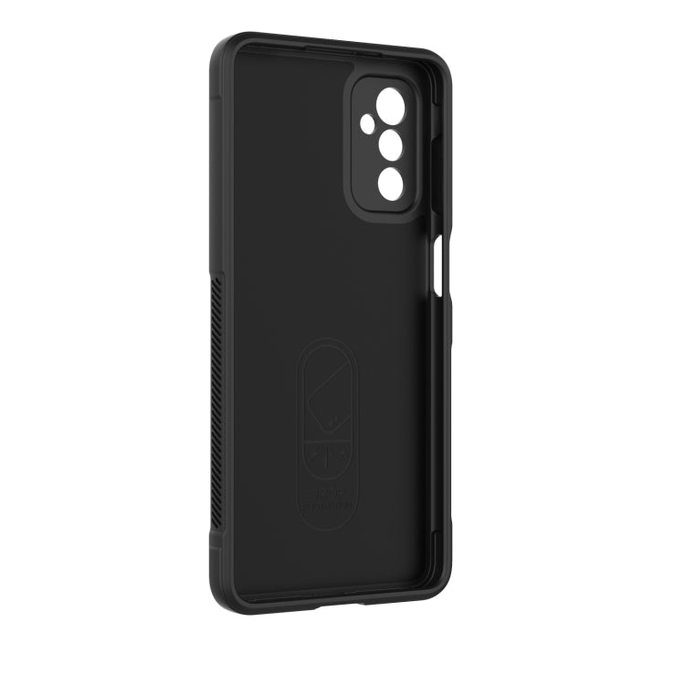 For Samsung Galaxy M52 5G Magic Shield TPU + Flannel Phone Case(Dark Grey) - Galaxy Phone Cases by buy2fix | Online Shopping UK | buy2fix