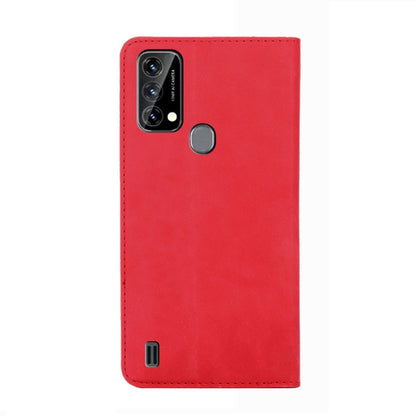 For Blackview A50 Skin Feel Magnetic Horizontal Flip Leather Phone Case(Red) - More Brand by buy2fix | Online Shopping UK | buy2fix