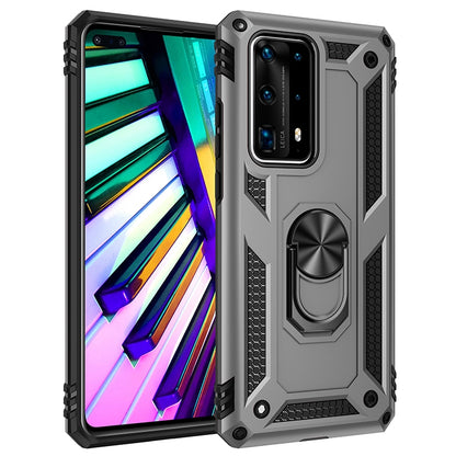 For Huawei P40 Pro Shockproof TPU + PC Protective Case with 360 Degree Rotating Holder - Huawei Cases by buy2fix | Online Shopping UK | buy2fix