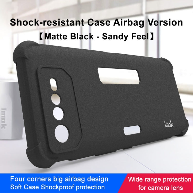 For Asus ROG Phone 6 Pro IMAK All-inclusive Shockproof Airbag TPU Case (Matte Black) - ASUS Cases by imak | Online Shopping UK | buy2fix