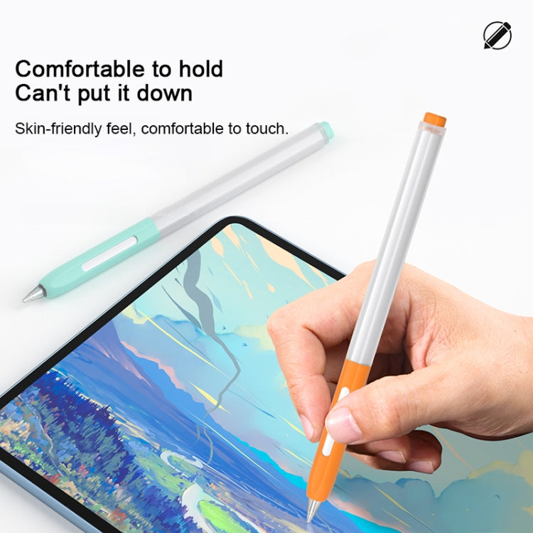 For Huawei M-Pencil 1 / 2 / 3 Universal Stylus Jelly Silicone Protective Cover(White) - Pencil Accessories by buy2fix | Online Shopping UK | buy2fix