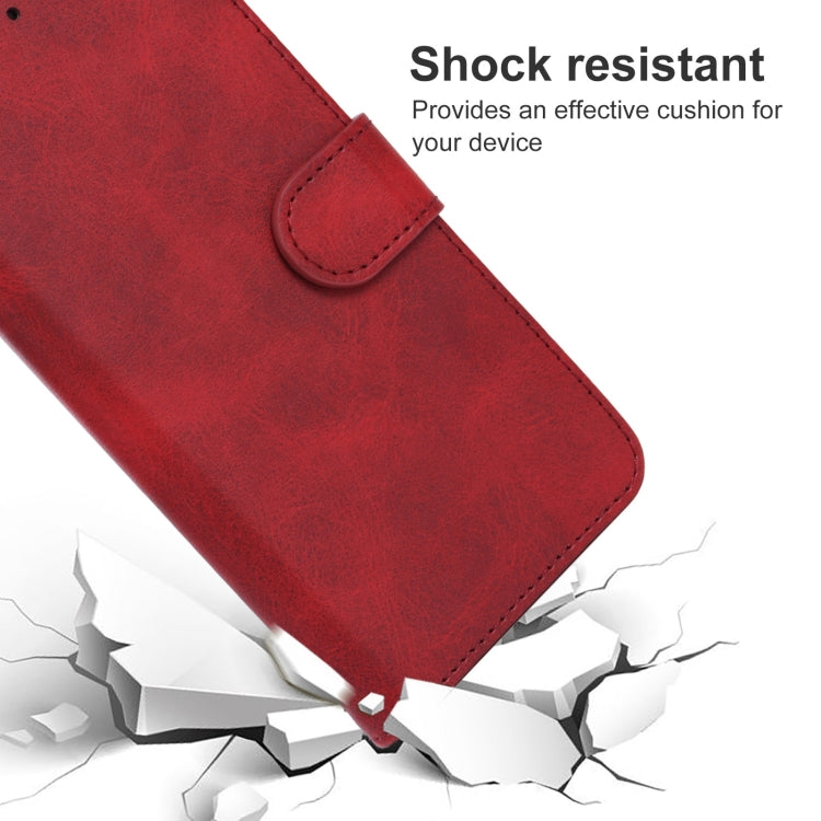 For OPPO A57s Leather Phone Case(Red) - OPPO Cases by buy2fix | Online Shopping UK | buy2fix