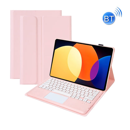 A0N4-A Detachable Sheep Pattern TPU Bluetooth Keyboard Tablet Leather Case with Touchpad For Xiaomi Pad 5 Pro 12.4(Pink) - More Tablet Cases by buy2fix | Online Shopping UK | buy2fix
