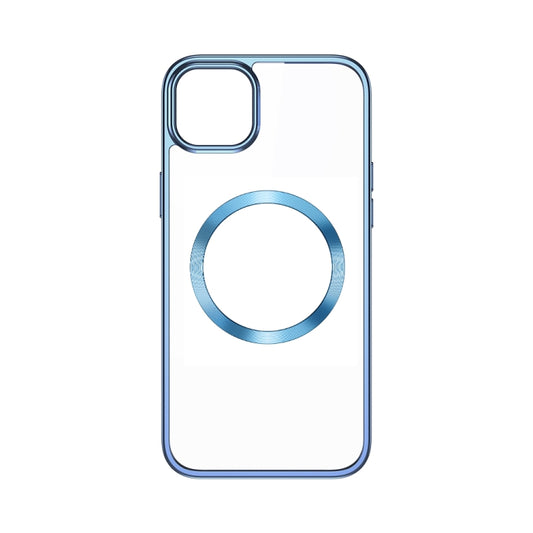 For iPhone 14 Plus TOTUDESIGN AA-188 Crystal Series TPU+PC MagSafe Case (Blue) - iPhone 14 Plus Cases by TOTUDESIGN | Online Shopping UK | buy2fix