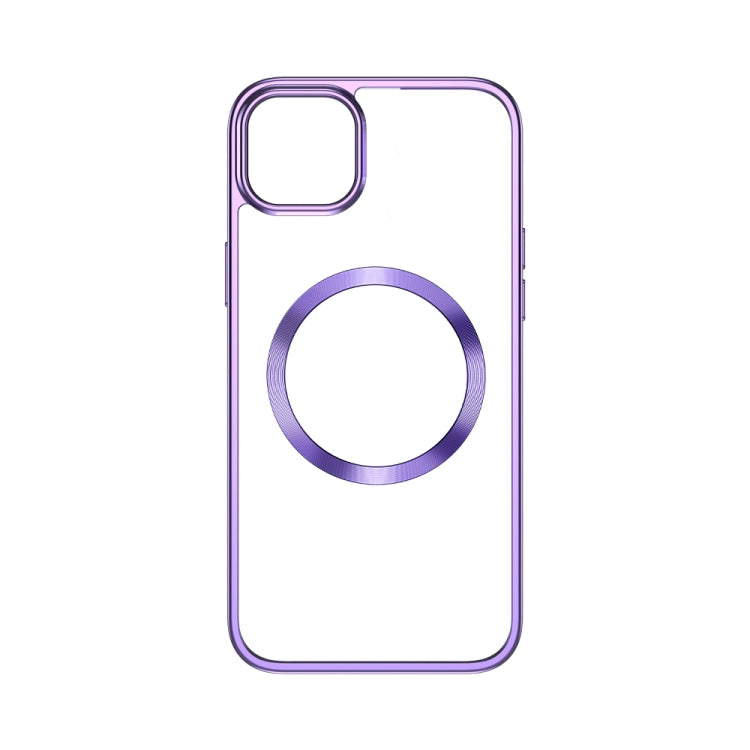 For iPhone 14 Plus TOTUDESIGN AA-188 Crystal Series TPU+PC MagSafe Case (Purple) - iPhone 14 Plus Cases by TOTUDESIGN | Online Shopping UK | buy2fix