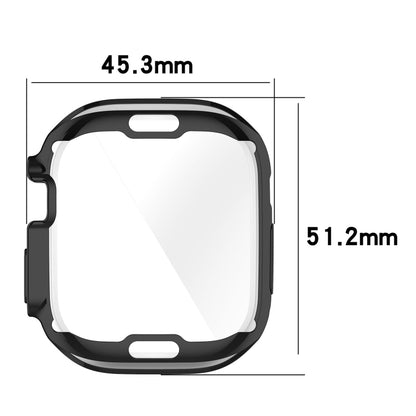 TPU All-inclusive Electroplating Protective Case For Apple Watch Ultra 49mm / Apple Watch Ultra 2 49mm(Silver) - Watch Cases by buy2fix | Online Shopping UK | buy2fix