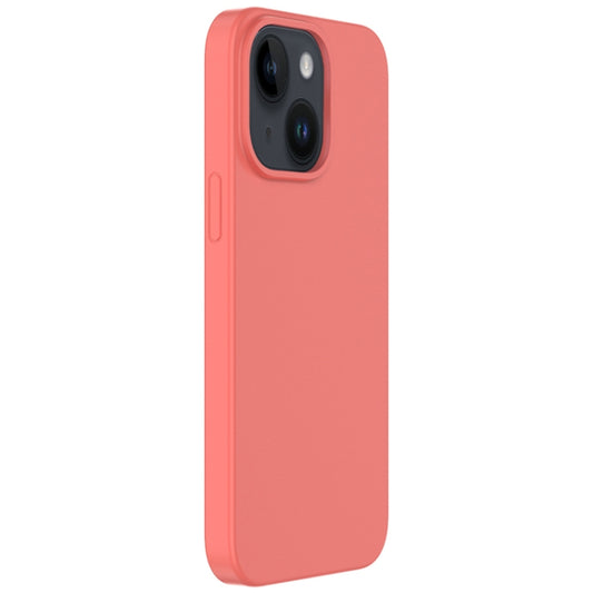For iPhone 14 Mutural Karen Series Liquid Silicone Magsafe Phone Case(Grapefruit Pink) - iPhone 14 Cases by Mutural | Online Shopping UK | buy2fix