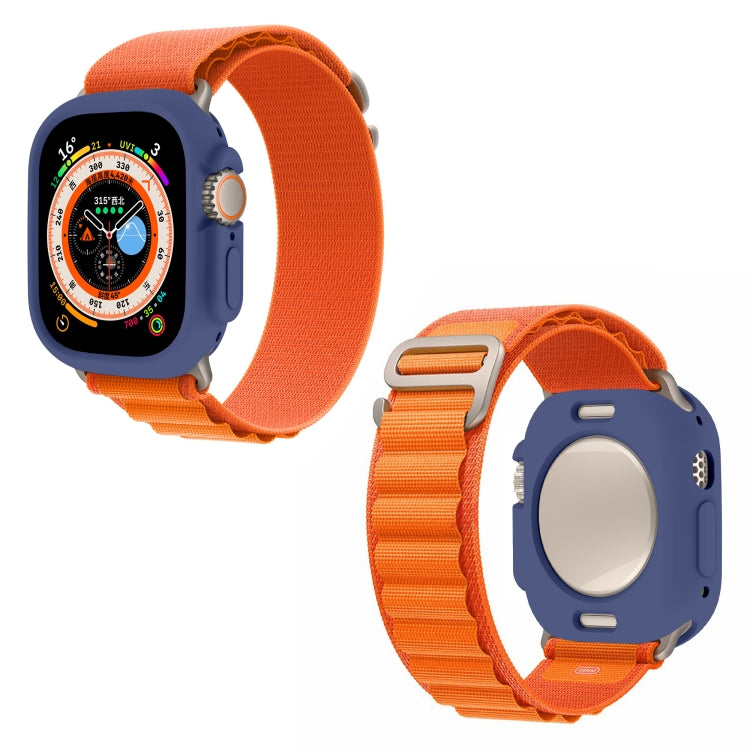 For Apple Watch Ultra 49mm Candy TPU Protective Case(Royal Blue) - Watch Cases by buy2fix | Online Shopping UK | buy2fix