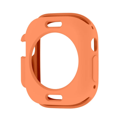 For Apple Watch Ultra 49mm Candy TPU Protective Case(Orange) - Watch Cases by buy2fix | Online Shopping UK | buy2fix