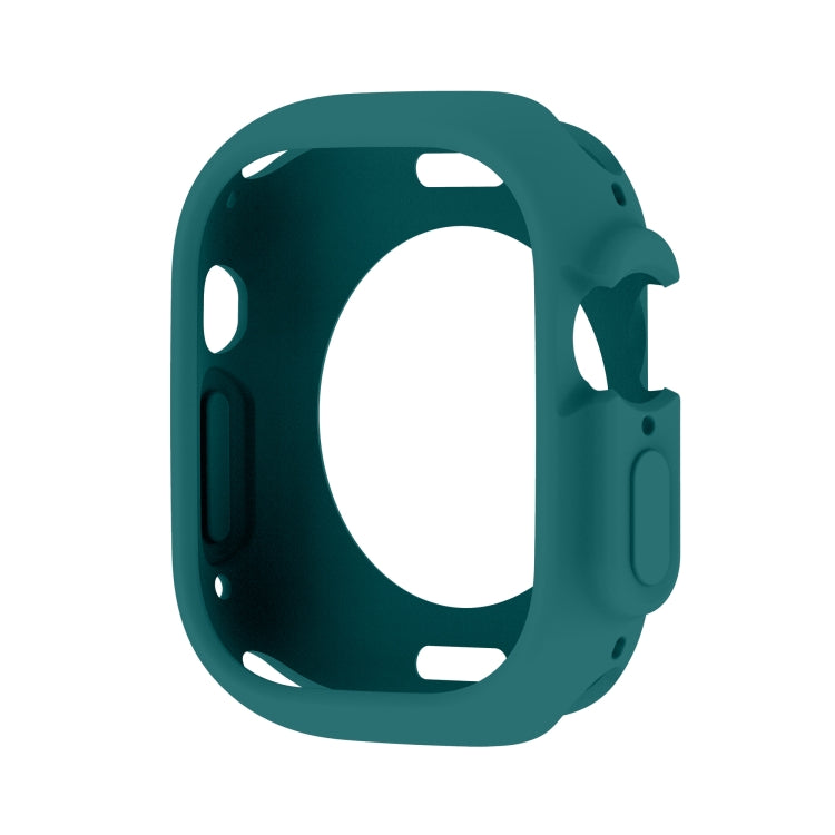 For Apple Watch Ultra 49mm Candy TPU Protective Case(Dark Green) - Watch Cases by buy2fix | Online Shopping UK | buy2fix