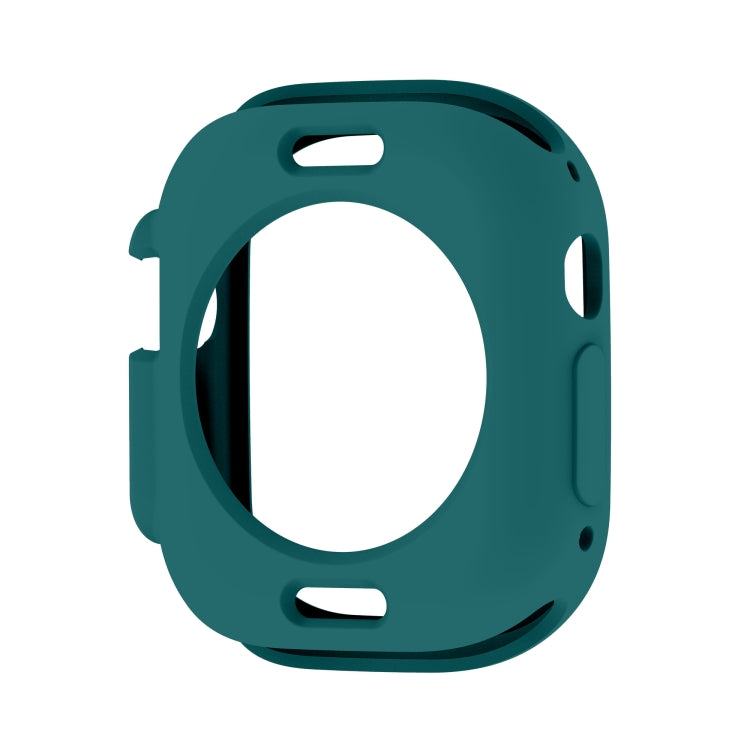 For Apple Watch Ultra 49mm Candy TPU Protective Case(Dark Green) - Watch Cases by buy2fix | Online Shopping UK | buy2fix