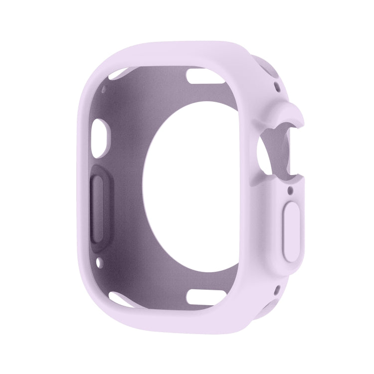 For Apple Watch Ultra 49mm Candy TPU Protective Case(Purple) - Watch Cases by buy2fix | Online Shopping UK | buy2fix