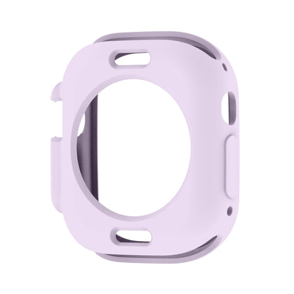 For Apple Watch Ultra 49mm Candy TPU Protective Case(Purple) - Watch Cases by buy2fix | Online Shopping UK | buy2fix