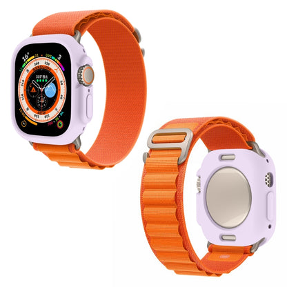 For Apple Watch Ultra 49mm Candy TPU Protective Case(Purple) - Watch Cases by buy2fix | Online Shopping UK | buy2fix