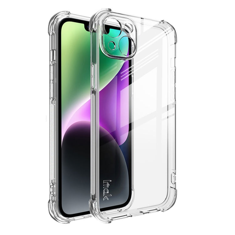 For iPhone 14 imak Shockproof Airbag TPU Phone Case(Transparent) - iPhone 14 Cases by imak | Online Shopping UK | buy2fix