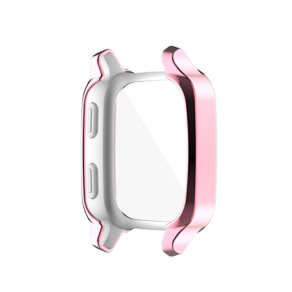 For Garmin Venu Sq 2 Full Coverage TPU Electroplating Watch Case(Pink) - Watch Cases by buy2fix | Online Shopping UK | buy2fix