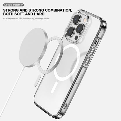 For iPhone 14 Plus Aurora Series MagSafe Phone Case(Transparent Black) - iPhone 14 Plus Cases by buy2fix | Online Shopping UK | buy2fix