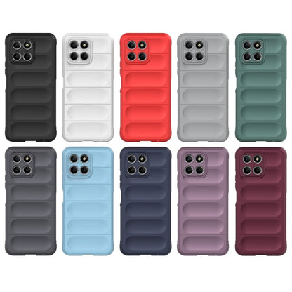 For Honor 8X 5G Magic Shield TPU + Flannel Phone Case(Grey) - Honor Cases by buy2fix | Online Shopping UK | buy2fix