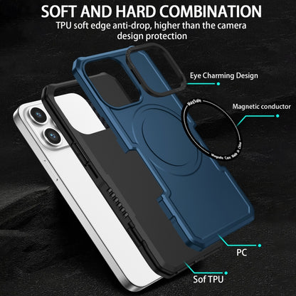 For iPhone 14 Plus MagSafe Shockproof Armor Phone Case(Dark Blue) - iPhone 14 Plus Cases by buy2fix | Online Shopping UK | buy2fix