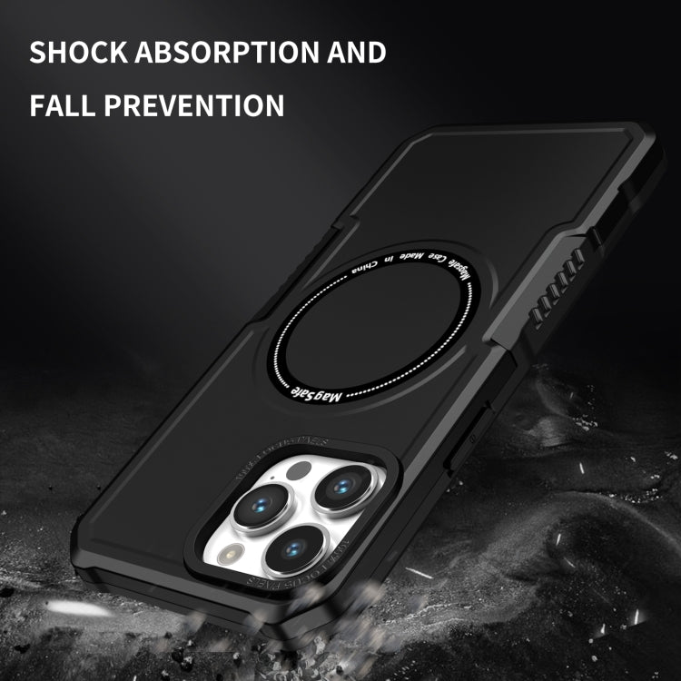 For iPhone 12 Pro MagSafe Shockproof Armor Phone Case(Black) - iPhone 12 / 12 Pro Cases by buy2fix | Online Shopping UK | buy2fix