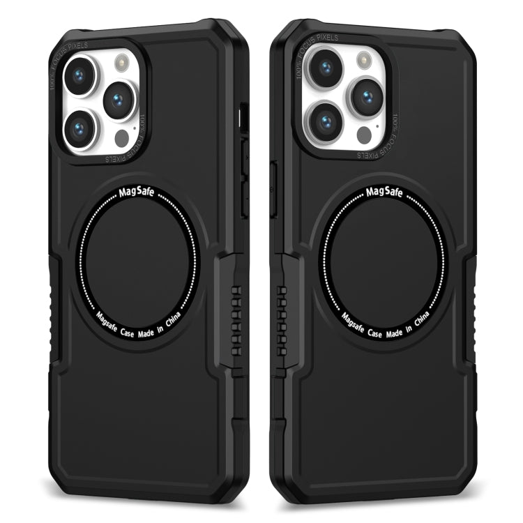 For iPhone 11 Pro MagSafe Shockproof Armor Phone Case(Black) - iPhone 11 Pro Cases by buy2fix | Online Shopping UK | buy2fix