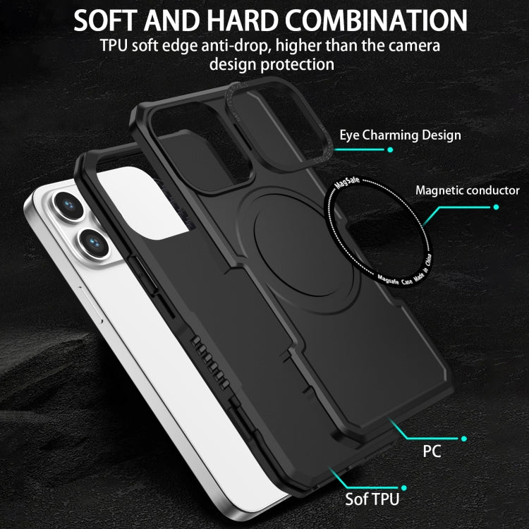 For iPhone 11 Pro MagSafe Shockproof Armor Phone Case(Black) - iPhone 11 Pro Cases by buy2fix | Online Shopping UK | buy2fix