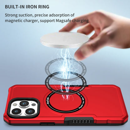 For iPhone 11 Pro Max MagSafe Shockproof Armor Phone Case(Red) - iPhone 11 Pro Max Cases by buy2fix | Online Shopping UK | buy2fix