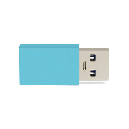 GEM02 USB Data Blocker Charging Connector(Blue) - Converter & Adapter by buy2fix | Online Shopping UK | buy2fix