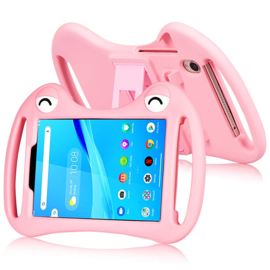 For TCL Tab 8 4G Cartoon Silicone Shockproof Protective Tablet Case with Stand & Handheld(Pink) - Others by buy2fix | Online Shopping UK | buy2fix