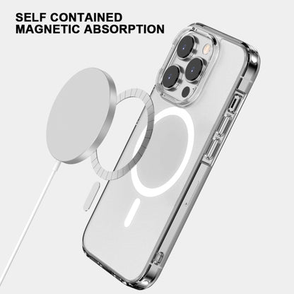 For iPhone 14 Plus Phantom TPU + PC Magsafe Phone Case(Transparent) - iPhone 14 Plus Cases by buy2fix | Online Shopping UK | buy2fix