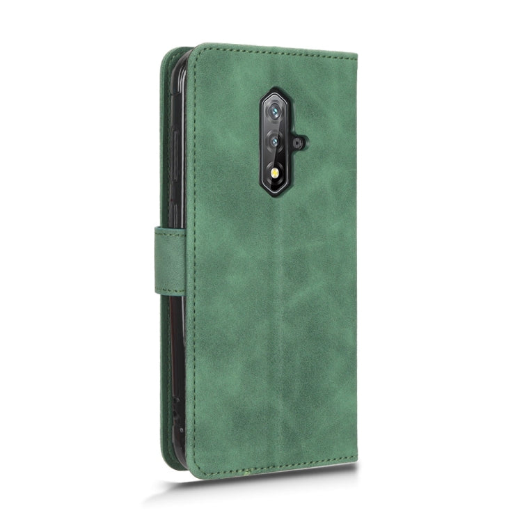 For Blackview BV5200 Skin Feel Magnetic Flip Leather Phone Case(Green) - More Brand by buy2fix | Online Shopping UK | buy2fix