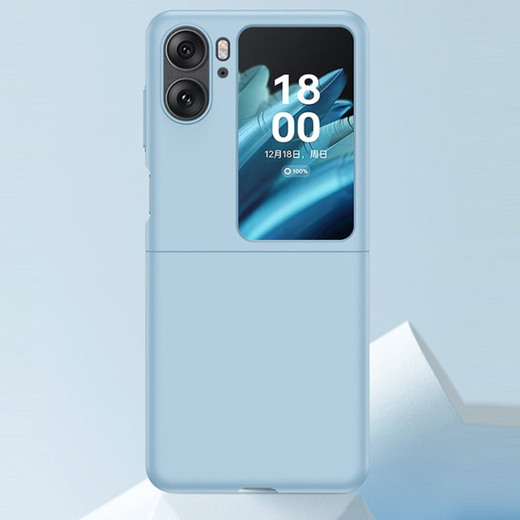For OPPO Find N2 Flip Skin Feel PC Phone Case(White) - Find N2 Flip Cases by buy2fix | Online Shopping UK | buy2fix
