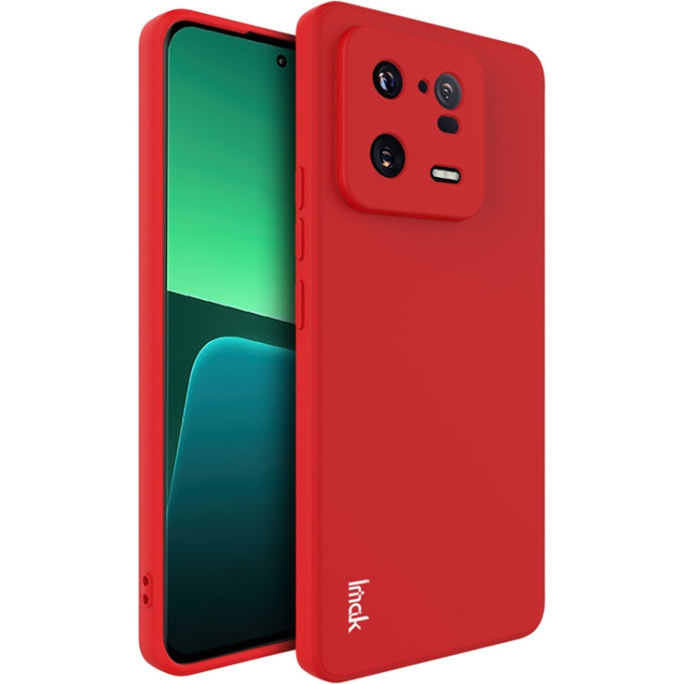 For Xiaomi 13 Pro 5G IMAK UC-4 Series Straight Edge TPU Soft Phone Case(Red) - 13 Pro Cases by imak | Online Shopping UK | buy2fix